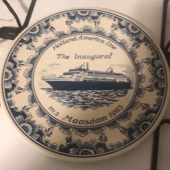 Blauw Delfts porcelain commeritive plate - Picture 1 of 5